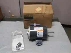 DAYTON 2 SPEED AIR CIRCULATION MOTOR 3M505B 1/2 HP 1PH 48YZ FRAME 1075RPM 115V