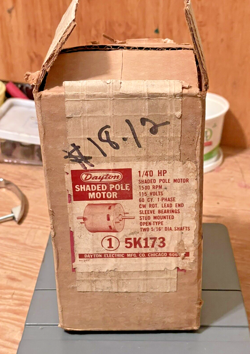 1/40 HP MOTOR
