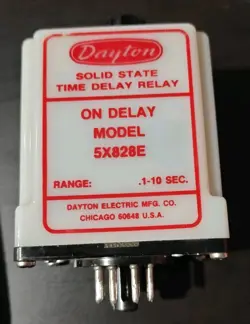 DAYTON 5X828E TIME DELAY RELAY