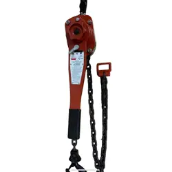 DAYTON 1 1/2 TON 4Z X 46 LEVER CHAIN HOIST 3000 LB LOAD CAPACITY 5' HOIST LIFT