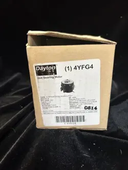 DAYTON 4YFG4 UNIT BEARING MOTOR : CAST ALUMINUM FRAME, REAR/DOUBLE FOOT MOUNTING