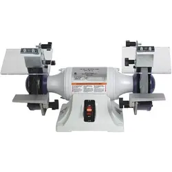 DAYTON 499F66 BENCH GRINDER, 6 IN MAX. WHEEL DIA, 36/60 GRINDING WHEEL GRIT