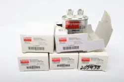 LOT OF 5 NEW MIXED  DAYTON OVAL CAPACITOR 2MDV6A, 2MDV2C, 2MDV9