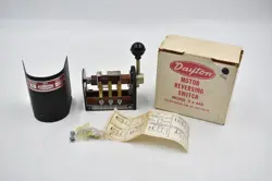DAYTON 1HP MAINTAINED REVERSING DRUM SWITCH MODEL 2X440