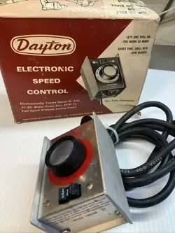 DAYTON 10 AMP VARIABLE DIMMER SPEED CONTROL MODEL 4X701