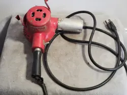 VINTAGE DAYTON ELECTRIC HEAT GUN 115 VOLTS MAX TEMP 750°F MODEL 2Z045B RED