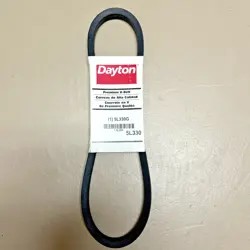 DAYTON V-BELT: 5L330, 33 IN OUTSIDE LG, 21/32 IN TOP WD, 0.375 IN THICK