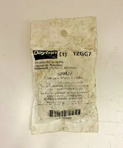 DAYTON 1ZGG7 RADIAL BEARING, DOUBLE SHIELD,20MM BORE