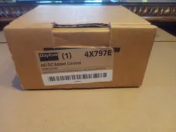 NOS NEW DAYTON 4X797E ELECTRONIC MOTOR SPEED CONTROL IN BOX INSTRUCTIONS! 115VAC