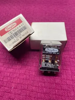 NEW DAYTON ELECTRIC GENERAL PURPOSE RELAY 5X841F 10A 120VAC SOCKET MOUNT 11 PIN.