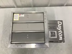 DAYTON - 484X38 SHUTTER MOUNT EXHAUST FAN 12 IN BLADE TOTALLY ENCLOSED 1/15 HP