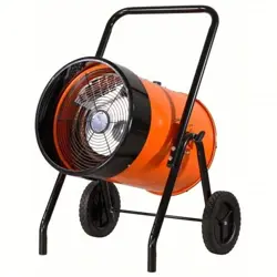 DAYTON 784JJ1 PORTABLE HEATER, 208V AC, 3-PHASE, 51,180 BTUH, 15 KW, NEW!