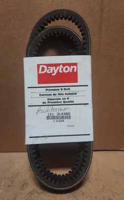 DAYTON #2L438G, 5VX-860  V-BELT (86” OUTSIDE LONG, 5/8” WIDE, .531” THICK)  B103