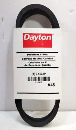 NOS DAYTON PREMIUM V-BELT 3X472P A48