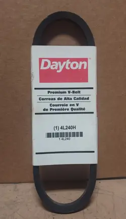 DAYTON #4L240H V-BELT (24” OUTSIDE LONG, 1/2” TOP WIDE, .313” THICK) B106