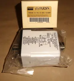 DAYTON 5X828N TIME DELAY RELAY 120VAC NEW