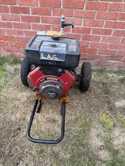 4” DAYTON TEEL 3P653 PORTABLE SELF-PRIMING TRASH WATER PUMP VANGUARD 16HP ENGINE