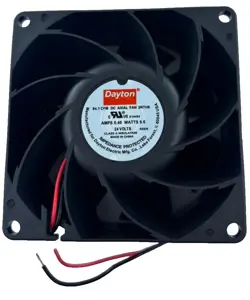 DAYTON 2RTH6 DC AXIAL FAN BEARINGS BALL VOLTAGE 24
