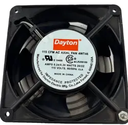 DAYTON 4WT46 115 CFM AC AXIAL FAN AMPS 0.24/0.26 WATTS 20/22