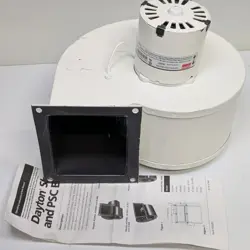 DAYTON - WHITE - 4C447 BLOWER FAN  -  265 CFM FREE AIR  - 115V AC