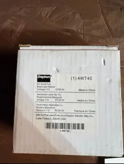 DAYTON STANDARD SQUARE AXIAL FAN (4WT40)