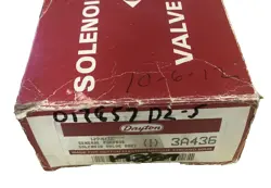 DAYTON 3A436 SOLENOID VALVE 2-WAY BRASS 3/4