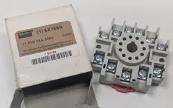 NEW DAYTON 6X156N 11-PIN RELAY SOCKET 15A 300V OR 5A 600V