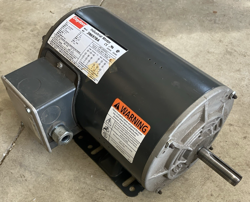 DAYTON 1 HP 3 PHASE 1725 RPM 56 FRAME ELECTRIC MOTOR 3N697BA