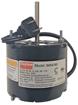 DAYTON MOTOR 3M541BG 1/70HP 115V 3000RPM