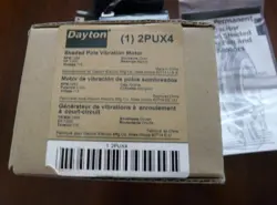 DAYTON 2PUX4 VIBRATOR MOTOR,HP 1/200,RPM1550,115V