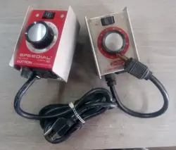 (2) DAYTON 10 AMP VARIABLE DIMMER SPEED CONTROL MODEL 4X701 LUTRON MARK III USED