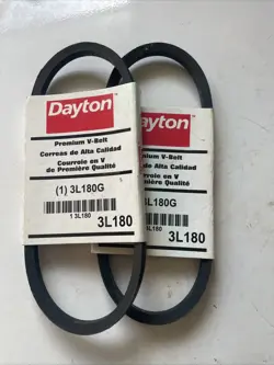 2— DAYTON PREMIUM V BELT 3L180G
