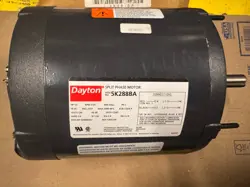 DAYTON  5K288  MOTOR OPEN DRIPPROOF, CRADLE BASE MOUNT, 1/2 HP, 1,725