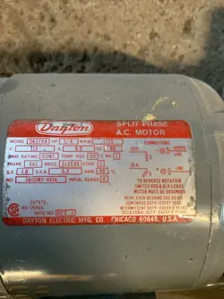 DAYTON 5K279A PUMP