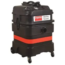 DAYTON MV-1800-HGEV INDUSTRIAL/COMMERCIAL, SHOP VACUUM, 18 GAL, HEPA, 108 CFM,
