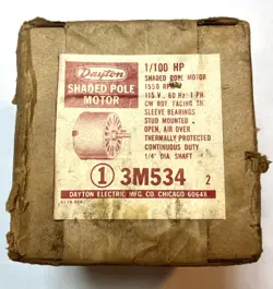 DAYTON SHADED POLE MOTOR 3M534