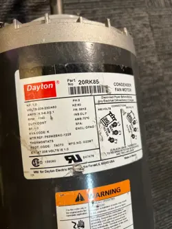 DAYTON CONDENSER FAN