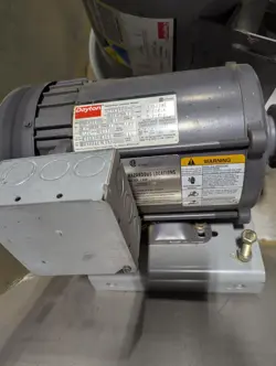 USED DAYTON 6K039Q HAZARDOUS LOCATION MOTOR, 1/2 HP HAZARDOUS LOCATION MOTOR