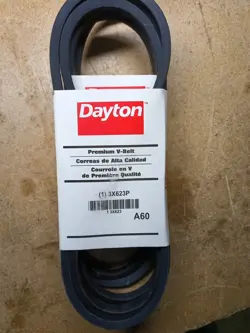 A60 DAYTON PREMIUM V-BELT A60 V BELT 3X623G. LOT OF 3