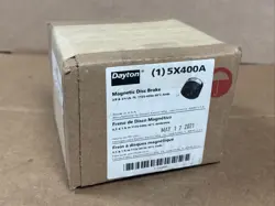 NEW DAYTON 5X400A MAGNETIC DISC BRAKE 3/8 & 3/4 LB. FT. 115V 60HZ FAST SHIPPING