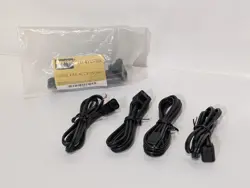 LOT OF 5: DAYTON 4YD79-A AXIAL FAN CORD ACCESSORY WIRE LEADS