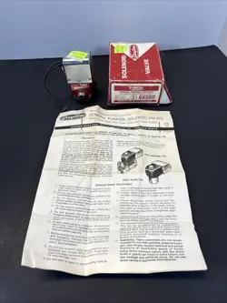 DAYTON SOLENOID VALVE 6X080 NOS BOX AND MANUAL