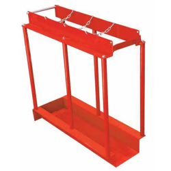 DAYTON 10U482 CYLINDER CADDY, PALLET TRUCK, RED