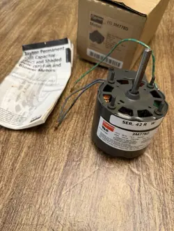 DAYTON ELECTRIC BLOWER MOTOR 3M778D, SHADED POLE,  115V, HP 1/20 NOS