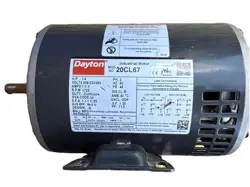 DAYTON INDUSTRIAL MOTOR  HP 1/3  1725 RPM  VOLTS 115/208-230 1 PH  FRAME 48  NOS