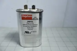 DAYTON 2MDZ5 OVAL MOTOR RUN CAPACITOR 440VAC 35MFD NEW