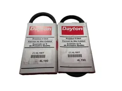 **DAYTON PREMIUM V-BELT 4L190-LOT OF 2** 50625 M0327 006