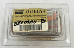 DAYTON 1EGY4 16 AMP OCTAL RELAY BUTTON LED 240VAC