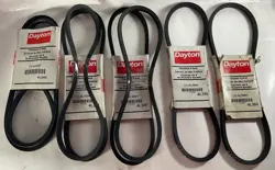 **DAYTON ASST PREMIUM V-BELTS-SEE DESCRIP** 50625 M0327 007