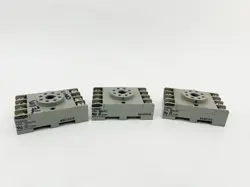 LOT OF 3 DAYTON 5X852E SOCKET RELAY 10A 300V 92Y20C-E